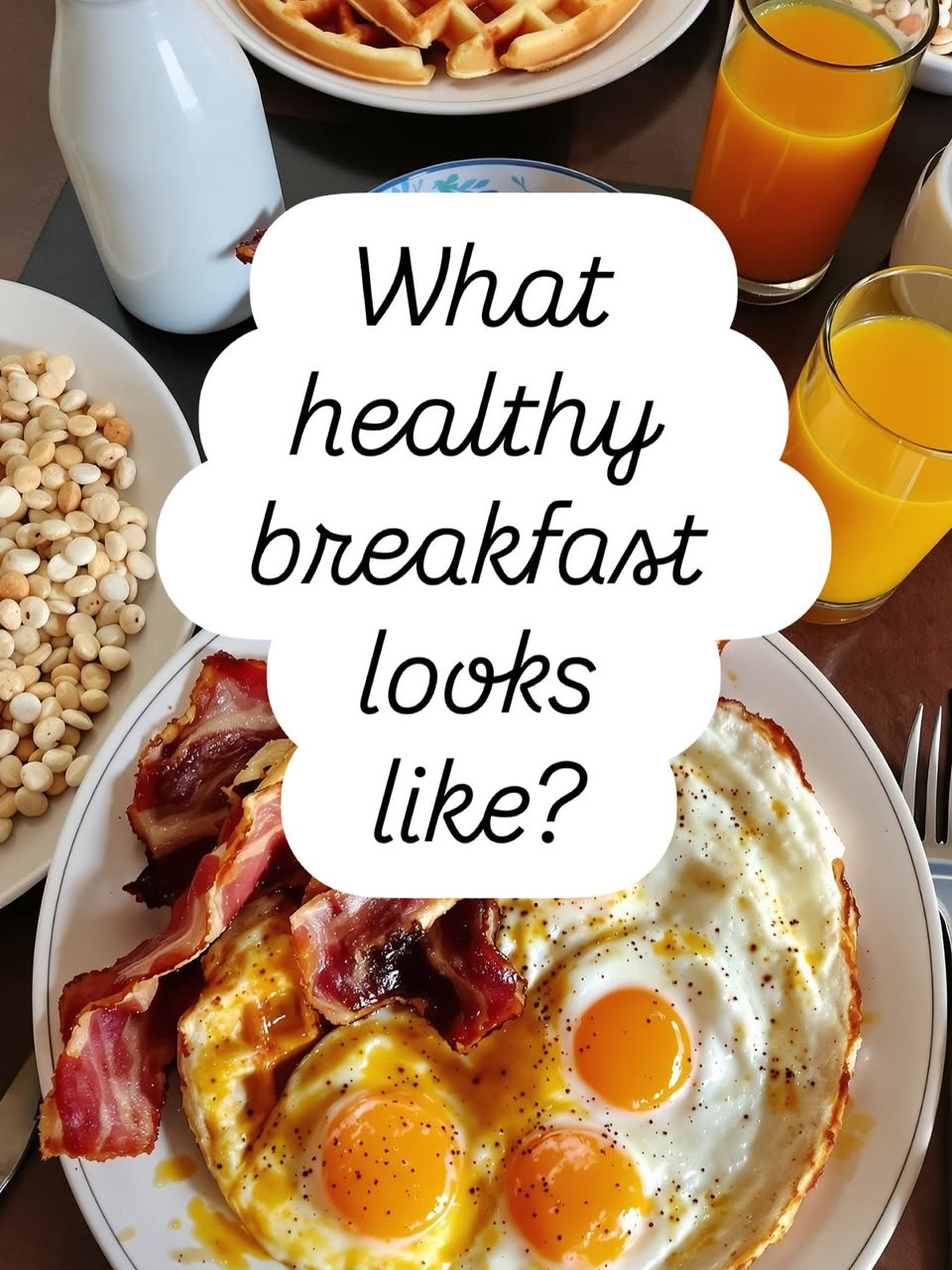 What healthy breakfast looks like?
